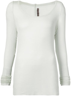 удлиненная блуза с круглым вырезом Rick Owens Lilies