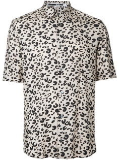 рубашка с леопардовым принтом  McQ Alexander McQueen