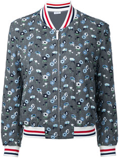 куртка-бомбер с цветочной вышивкой  Thom Browne