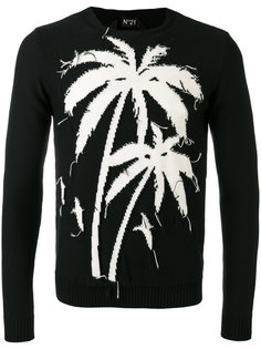 джемпер с пальмами Nº21