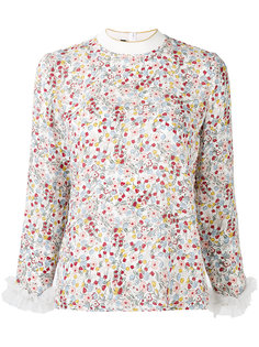 блузка с цветочным принтом  Mother Of Pearl