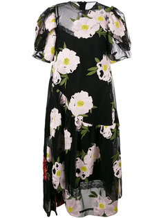 платье с цветочным принтом Simone Rocha