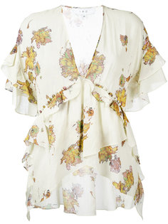 топ с цветочным принтом  Iro