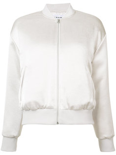 куртка-бомбер с эффектом металлик Frame Denim