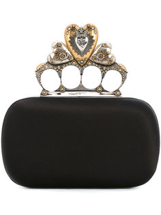 клатч Saten Heart Short Box Alexander McQueen