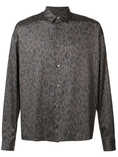 рубашка с леопардовым узором Robert Geller