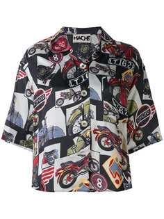 рубашка с принтом мотоциклов Hache