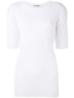 плиссированная футболка Jil Sander