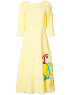платье с попугаем Mira Mikati