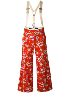 широкие брюки с цветочным узором Ys Ys