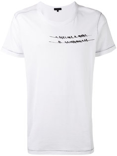 футболка с принтом птиц Ann Demeulemeester Grise