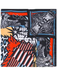 фуляр с изображением тигров Dsquared2