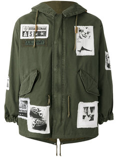 куртка в стиле милитари с нашивками As65