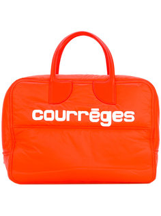 сумка-тоут с принтом-логотипом Courrèges
