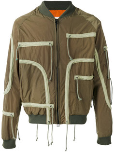 куртка бомбер с контрастной окантовкой As65