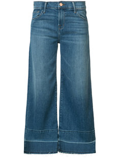 укороченные широкие джинсы J Brand
