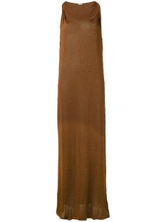 длинное платье на лямках Tomas Maier