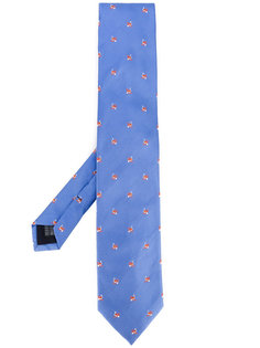 галстук с вышивкой поезда Fefè