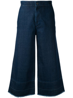 укороченные широкие джинсы Co-Mun