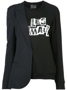 комбинированная толстовка-пиджак Les Animaux