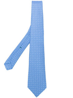 галстук с геометрическим узором Borrelli