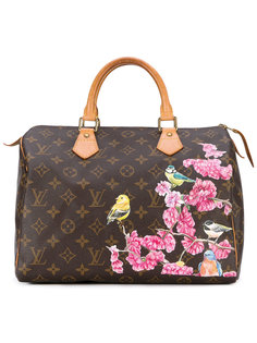 сумка-тоут с принтом птиц Speedy Louis Vuitton Vintage