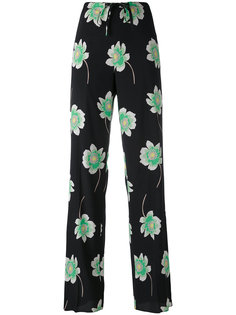 прямые брюки с цветочным принтом  Agnona