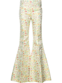 расклешенные брюки с цветочным узором  By. Bonnie Young