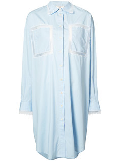 платье-рубашка с кружевными панелями Natasha Zinko