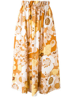 юбка с цветочным принтом Chloé