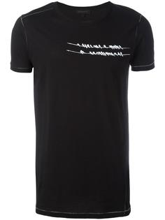 футболка с принтом Ann Demeulemeester Grise