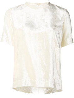 футболка с узким воротником-стойкой Muveil