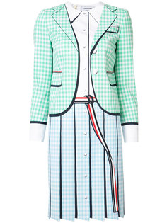 платье в клетку Thom Browne