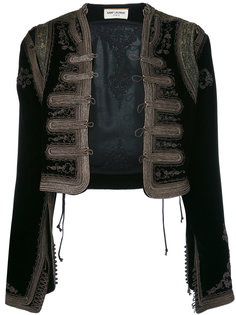 куртка в стиле милитари  Saint Laurent