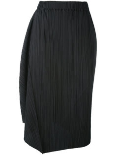 плиссированная юбка прямого кроя Jil Sander