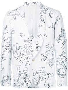 пиджак с графическим принтом  Comme Des Garçons Vintage