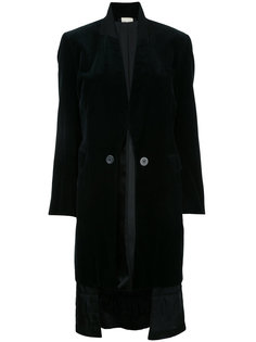 бархатное двухстороннее пальто Comme Des Garçons Vintage