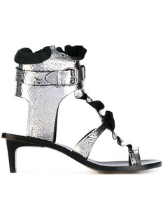металлизированные босоножки Ansel Isabel Marant