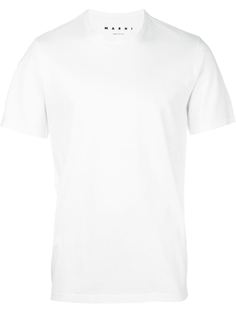 футболка с контрастной спинкой Marni