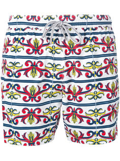 пляжные шорты с принтом в стиле барокко  Capricode