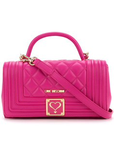 стеганая сумка на плечо Love Moschino