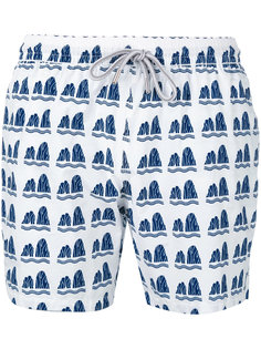 пляжные шорты с принтом  Capricode
