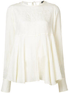 расклешенная блузка с завязкой на спине Joseph