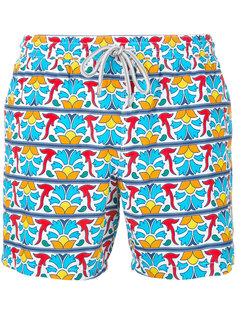 пляжные шорты с геометрическим цветочным принтом  Capricode