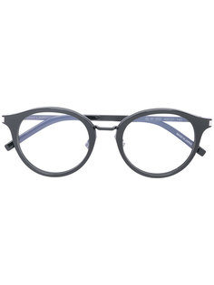 очки в круглой оправе Saint Laurent Eyewear