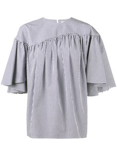 полосатая блузка с присборенной отделкой A.W.A.K.E. Awake
