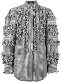 рубашка в клетку "гингем" Dolce & Gabbana