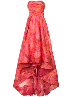 жаккардовое платье с цветочным узором Marchesa Notte