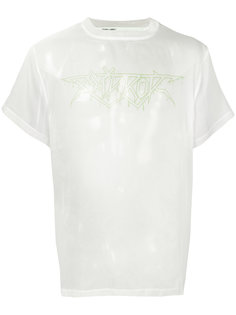 прозрачная футболка Rock Off-White