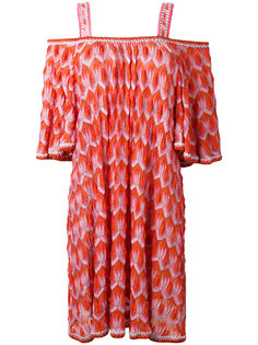 вязаное платье с открытыми плечами Missoni
